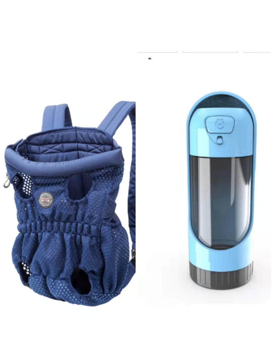 Sac à dos de transport pour animaux de compagnie, sac à bandoulière en maille respirante pour voyage en plein air